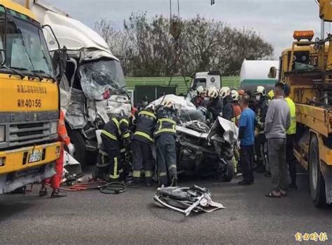 秀水車禍|國1彰化秀水段重大車禍釀1死3傷 婦自撞護欄5歲兒噴飛亡